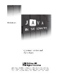 Java in Two Semesters by Charatan, Quentin/Kans, Aaron