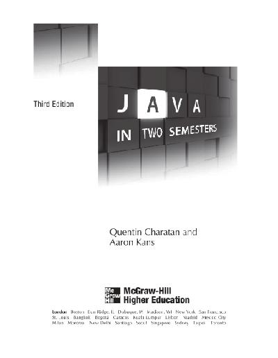 Java in Two Semesters