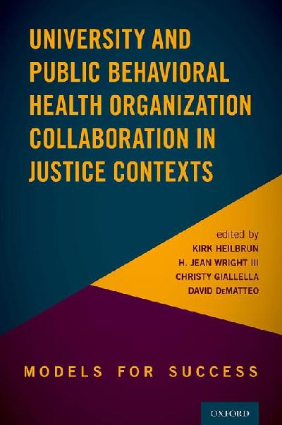 University and Public Behavioral Health Organization Collaboration