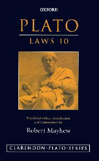 Plato: Laws 10 by Mayhew, Robert
