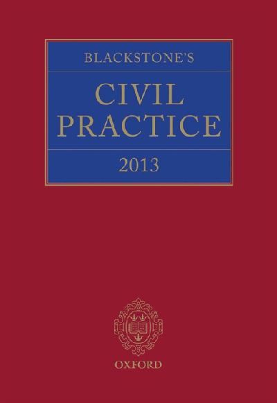Blackstone's Civil Practice 2013