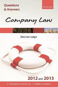 Questions & Answers: Company Law 2012 and 2013 by Judge, Stephen