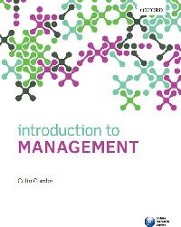 Introduction to Management by Combe, Colin