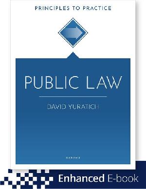 Public Law: Principles to Practice by Yuratich, David
