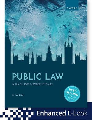Public Law by Elliott, Mark/Thomas, Robert