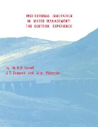Institutional Innovation in Water Management by Sewell, W.R.D./Coppock, J.T./Pitkethly, A.