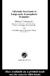Adiabatic Invariants in Large-Scale Atmospheric Dynamics by Kurgansky, Michael V.