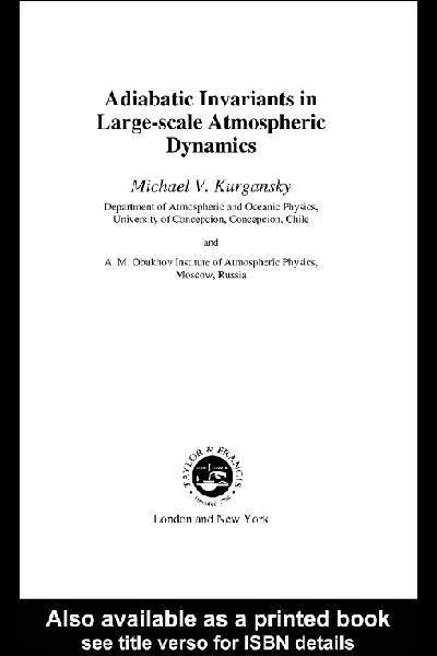 Adiabatic Invariants in Large-Scale Atmospheric Dynamics