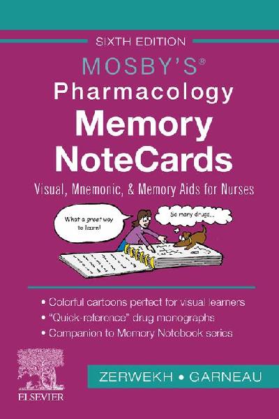 Mosby's Pharmacology Memory NoteCards - E-Book