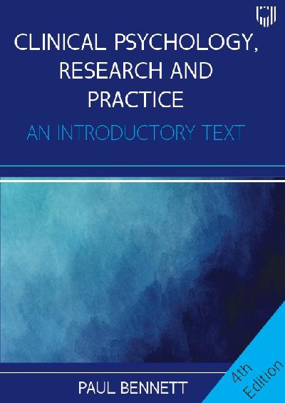 Ebook: Clinical Psychology, Research and Practice: An Introductory Text, 4e