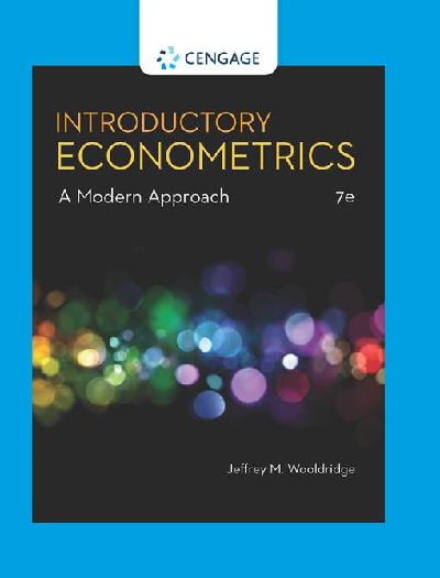 Introductory Econometrics