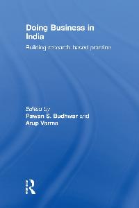 Doing Business in India by Budhwar, Pawan S./Varma, Arup