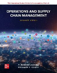 ISE eBook Online Access for Operations and Supply Chain Management by Chase, Richard/Jacobs, F. Robert