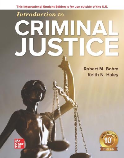 ISE eBook Online Access for Introduction to Criminal Justice