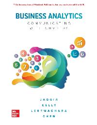 ISE eBook Online Access for Business Analytics by Jaggia, Sanjiv