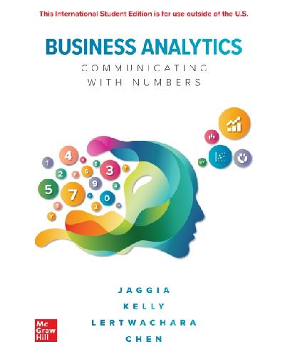ISE eBook Online Access for Business Analytics
