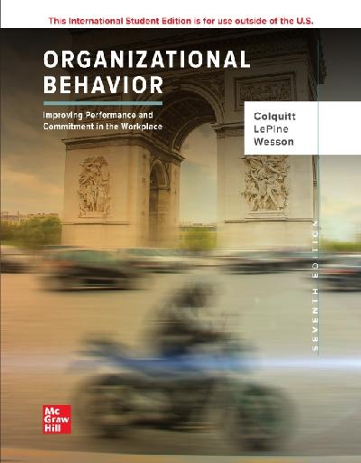 ISE eBook Online Access Organizational Behavior