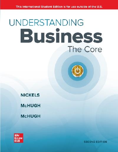 ISE eBook for Understanding Business: The Core 2e
