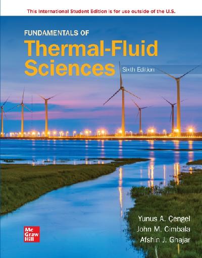 ISE eBook Online Access for Fundamentals of Thermal-Fluid Sciences
