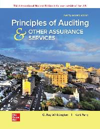 ISE eBook Online Access for Principles of Auditing & Other Assurance Services by WHITTINGTON