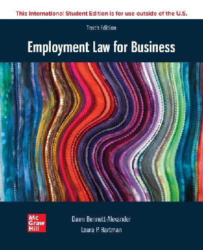 ISE eBook Online Access for Employment Law for Business 10e