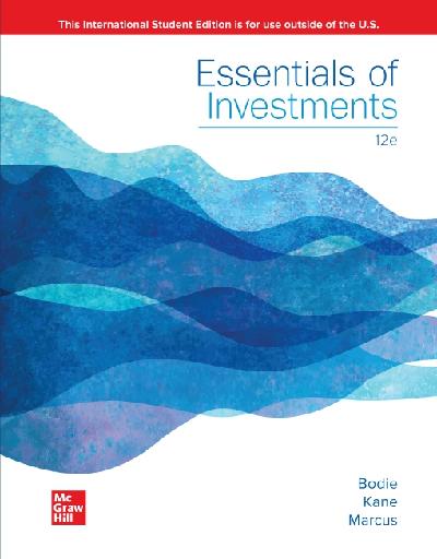 ISE eBook Online Access for Essentials of Investments