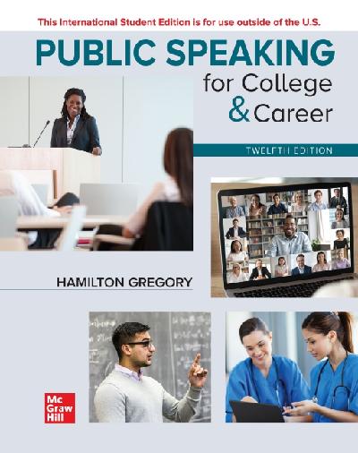 ISE eBook Online Access for Public Speaking for College & Career