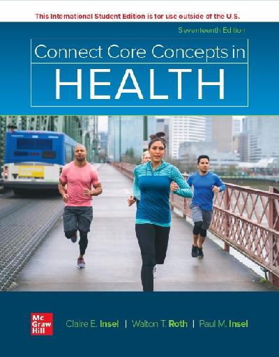 ISE eBook Online Access for Connect Core Concepts in Health BIG