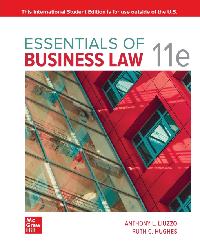 ISE eBook Online Access for Essentials of Business Law 11e by LIUZZO