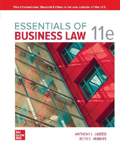 ISE eBook Online Access for Essentials of Business Law 11e