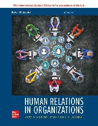 ISE eBook for Human Relations in Organizations: Applications and Skill Building by LUSSIER