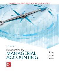ISE eBook Online Access for Introduction to Managerial Accounting by BREWER