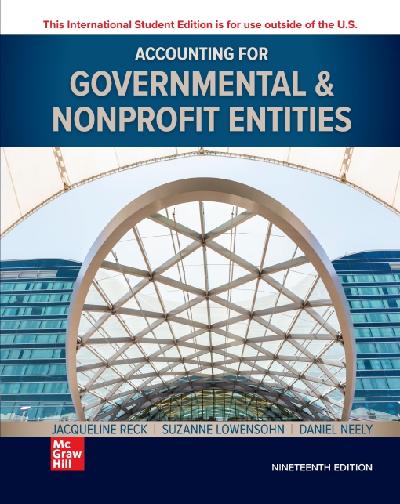 ISE eBook Online Access for Accounting for Governmental & Nonprofit Entities