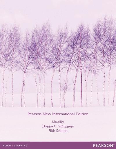 Quality: Pearson New International Edition