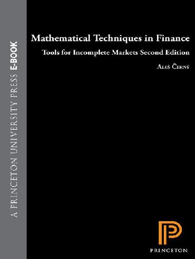 Mathematical Techniques in Finance