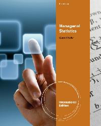 Managerial Statistics, International Edition (with Online Content Printed Access Card) by Keller, Gerald