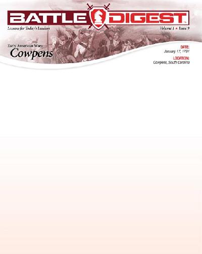 Battle Digest: Cowpens