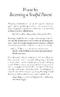 Becoming a Soulful Parent by Berkowitz, Dasee